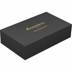 Stilou Waterman Man 140 LE Black Wave Rhuteniu Trim 18k Nib F