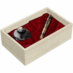 Stilou Namiki Yukari Royale Maki-e Night Scene Of Pavilion Black Trim 18K Nib M