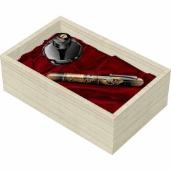 Stilou Namiki Yukari Royale Maki-e Night Scene Of Pavilion Black Trim 18K Nib M