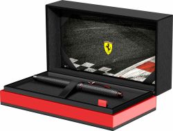 Stilou Cross Townsend Ferrari Black Honeycomb Black Trim 18k Nib M