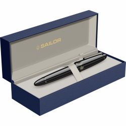 Stilou Sailor 1911 Black Luster Gunmetal Trim 21k Nib M