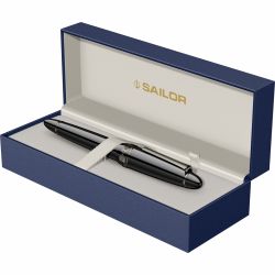 Stilou Sailor 1911 Black Luster Gunmetal Trim 21k Nib M