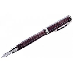 Stilou Visconti Wall Street LE Burgundy Palladium Trim 23k Nib M