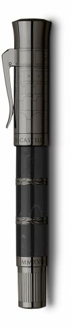 Stilou Graf von Faber Castell Pen of the Year 2018 LE Imperium Romanum Black Edition Gunmetal Trim 18k Nib M