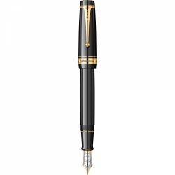 Stilou Pilot Custom Urushi Black Gold Trim 18k Nib FM 