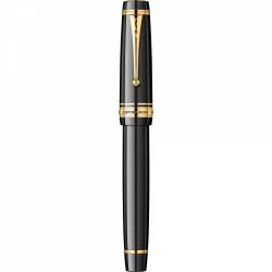 Stilou Pilot Custom Urushi Black Gold Trim 18k Nib FM 