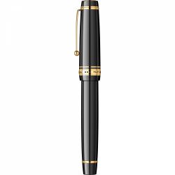 Stilou Pilot Custom Urushi Black Gold Trim 18k Nib FM 