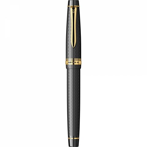 Stilou Pilot Justus 95 Black Gold Trim 14k Nib M