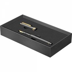 Stilou Pilot Justus 95 Black Gold Trim 14k Nib M