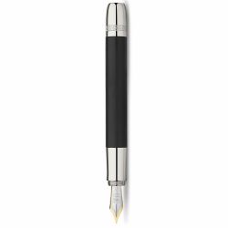 Stilou Graf von Faber Castell Bentley Ebony Platinum Trim 18k Nib F