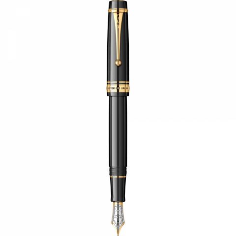 Stilou Pilot Custom 845 Urushi Black Gold Trim 18k Nib M