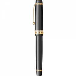 Stilou Pilot Custom 845 Urushi Black Gold Trim 18k Nib M