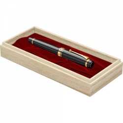 Stilou Pilot Custom 845 Urushi Black Gold Trim 18k Nib M