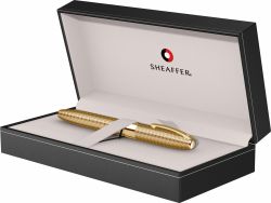 Roller Sheaffer Legacy Heritage Chevron Gold Plated Gold Trim