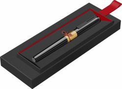 Roller Tombow Zoom Ying Hashi Kogane Gold Leaf Black Trim