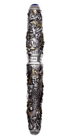 Stilou Caran D'Ache Shiva LE Sterling Silver 18k Nib M