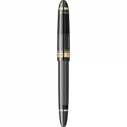 Stilou Pilot Custom 823 Transparent Black Gold Trim 14K Nib M