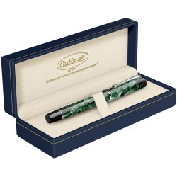 Stilou Conklin Duragraph Forest Green Chrome Trom Steel Nib M