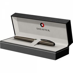 Stilou Sheaffer Sagaris Engraved Titanium Grey Gun Metal Trim Steel Nib M